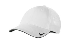Nike Headwear S/M / White/White Nike - Dri-FIT Mesh Back Cap