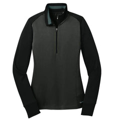 Nike Layering S / Anthracite Heather/Black Nike - Women's Dri-FIT 1/2-Zip Cover-Up