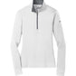 Nike Layering S / White/Dark Grey Nike - Women's Dri-FIT Stretch 1/2-Zip Cover-Up
