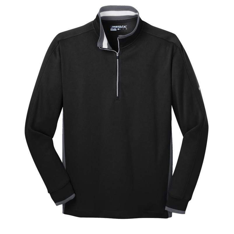 Nike Layering XS / Black/Dark Grey/White Nike - Men's Dri-FIT 1/2-Zip Cover-Up