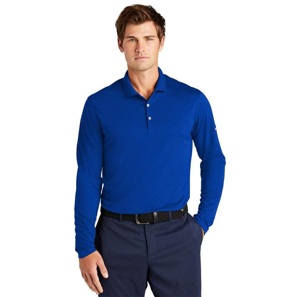 Nike - Men's Dri-FIT Micro Pique 2.0 Long Sleeve Polo Threadfellows Nike - Men's Dri-FIT Micro Pique 2.0 Long Sleeve Polo Threadfellows