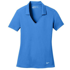 Nike Polos S / Brisk Blue Nike - Women's Dri-FIT Vertical Mesh Polo