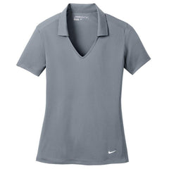 Nike Polos S / Cool Grey Nike - Women's Dri-FIT Vertical Mesh Polo