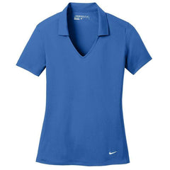 Nike Polos S / Gym Blue Nike - Women's Dri-FIT Vertical Mesh Polo