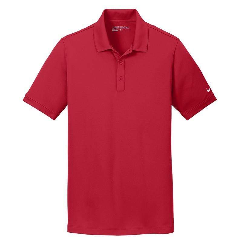 Nike Polos S / Gym Red Nike - Mens Dri-FIT Solid Icon Pique Modern Fit Polo