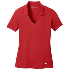 Nike Polos S / University Red Nike - Women's Dri-FIT Vertical Mesh Polo