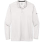 Nike Polos S / White Nike - Men's Dri-FIT Micro Pique 2.0 Long Sleeve Polo