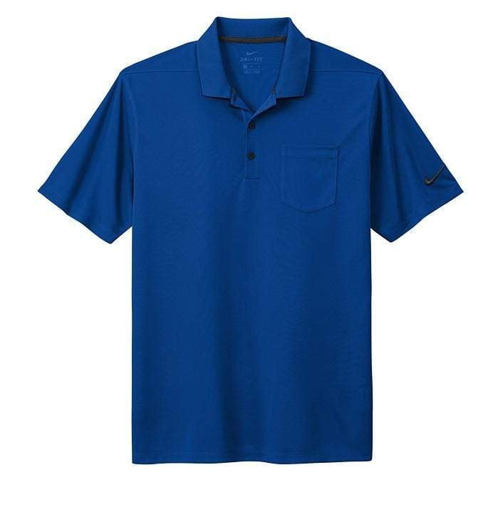 Nike Polos XS / Gym Blue Nike - Men's Dri-FIT Micro Pique 2.0 Pocket Polo