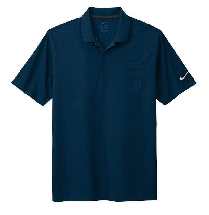 Nike Polos XS / Navy Nike - Men's Dri-FIT Micro Pique 2.0 Pocket Polo