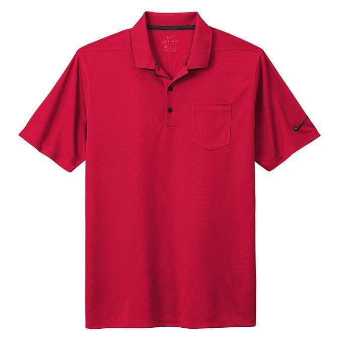 Nike Polos XS / University Red Nike - Men's Dri-FIT Micro Pique 2.0 Pocket Polo