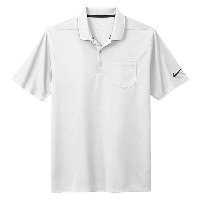 Nike Polos XS / White Nike - Men's Dri-FIT Micro Pique 2.0 Pocket Polo