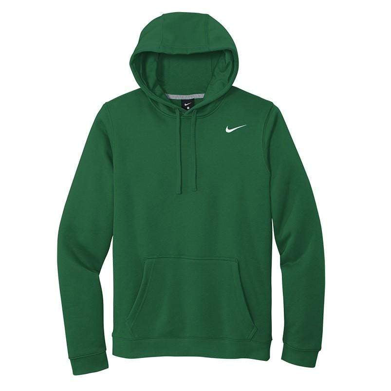 Nike Sweatshirts S / Dark Green Nike - Men's Club Pullover Hoodie Fleece Sweatshirt