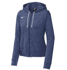 Nike Sweatshirts S / Team Navy Nike - Women's Gym Vintage Full-Zip Hoodie