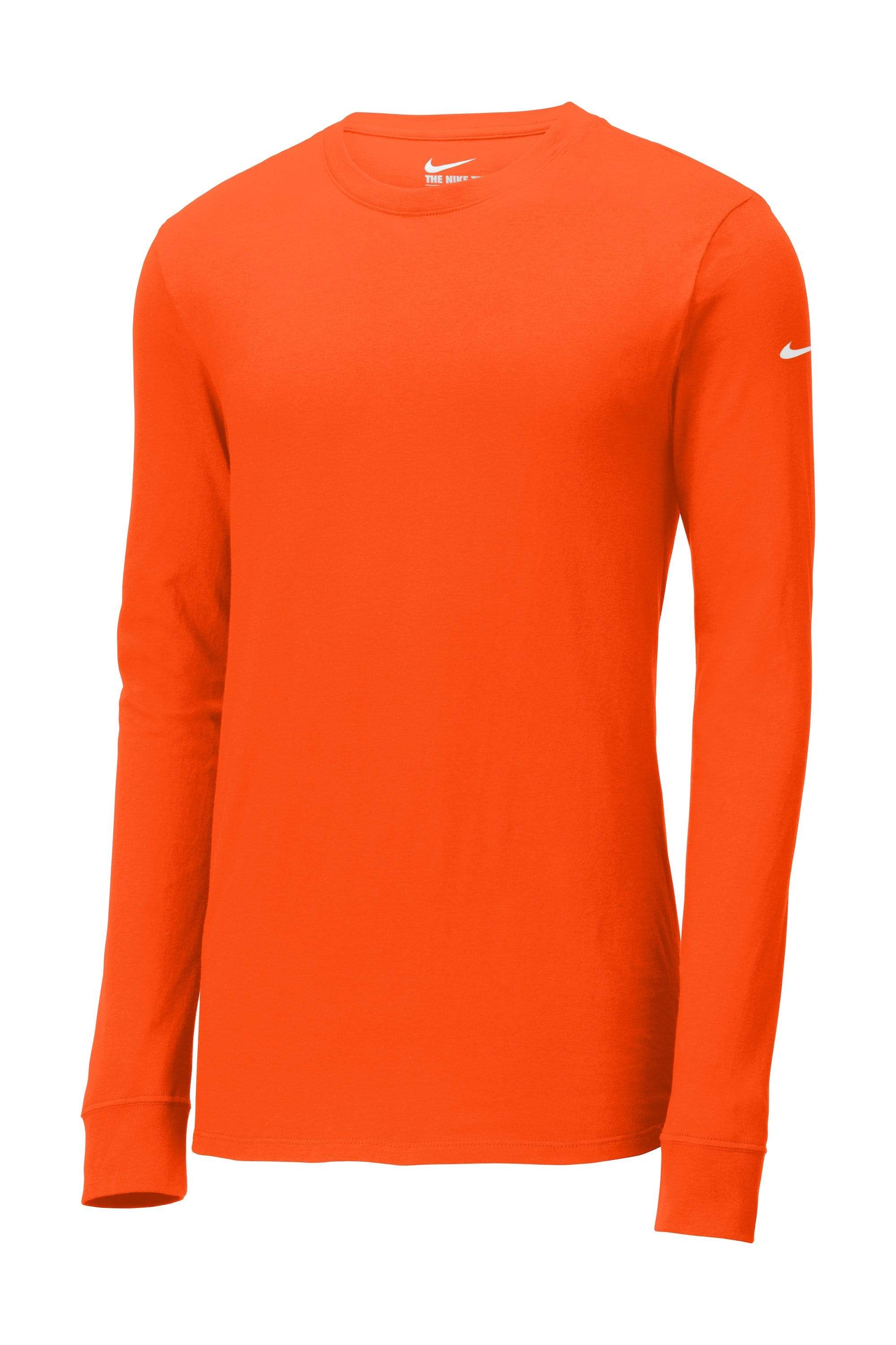 Orange nike shop long sleeve shirt