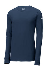 Nike T-shirts XS / College Navy Nike - Men's Core Cotton Long Sleeve Tee