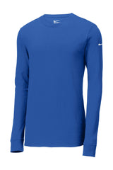 Nike T-shirts XS / Rush Blue Nike - Men's Core Cotton Long Sleeve Tee