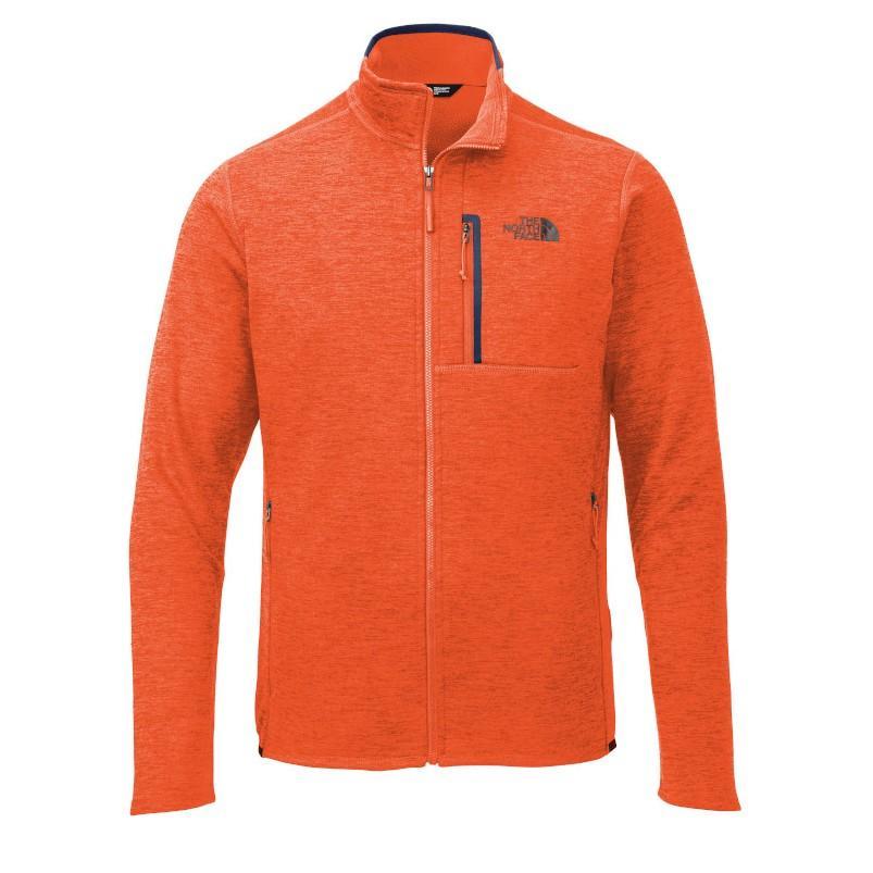 Men's RED Heated Full-Zip Fleece Jacket with Battery