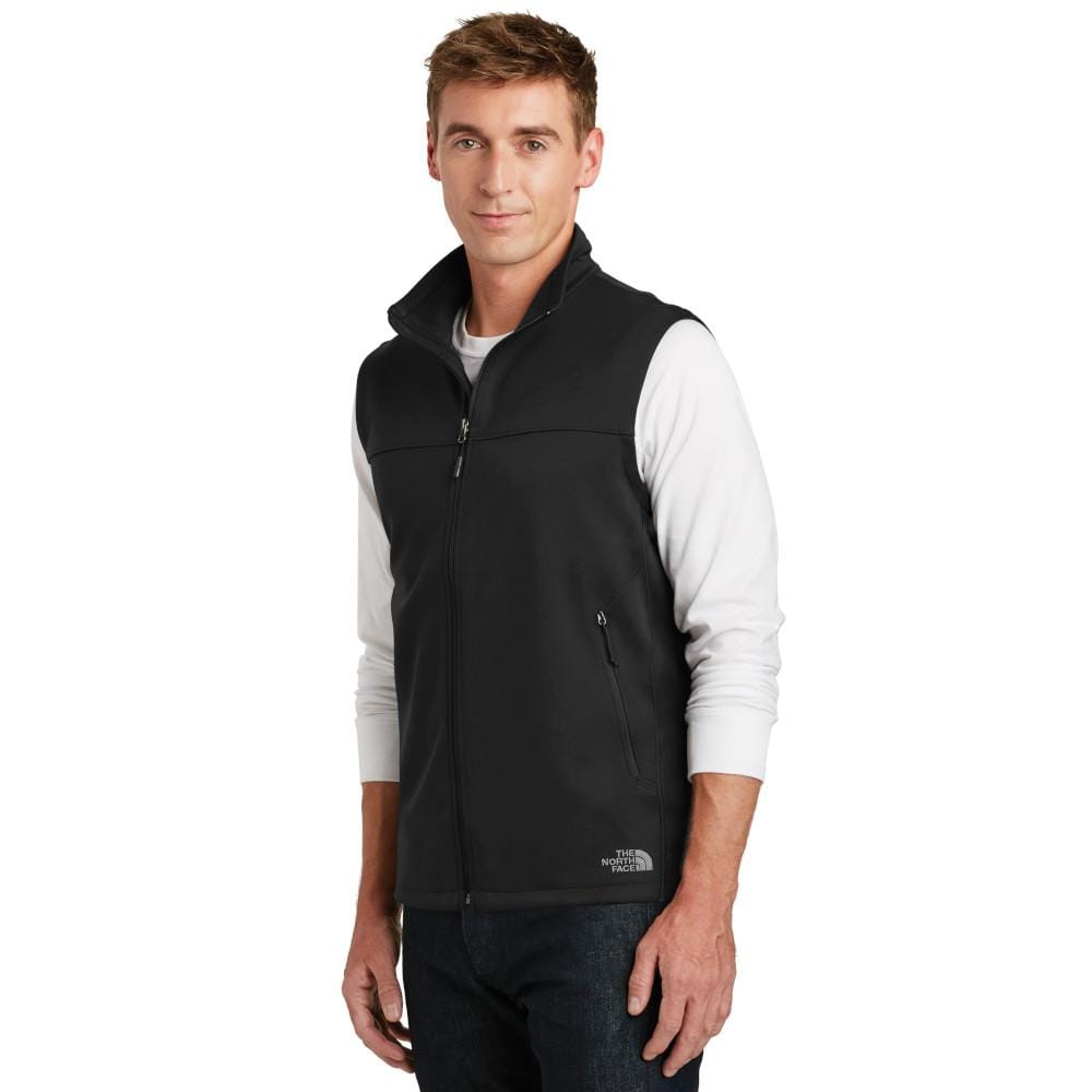 north face vest with dress shirt The North Face NF0A3LGZ Ridgewall Soft Shell Vest
