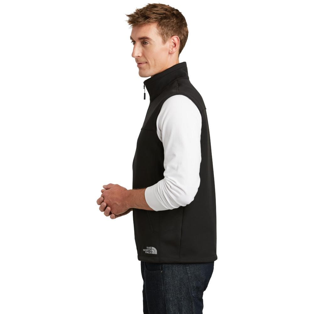 north face vest with dress shirt Fleece vests over a dress shirt and tie???? WTF?