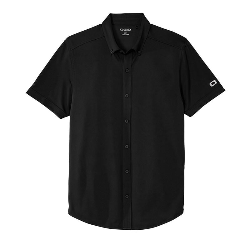 OGIO Polos XS / Blacktop OGIO - Men's Gravitate Full-Button Polo