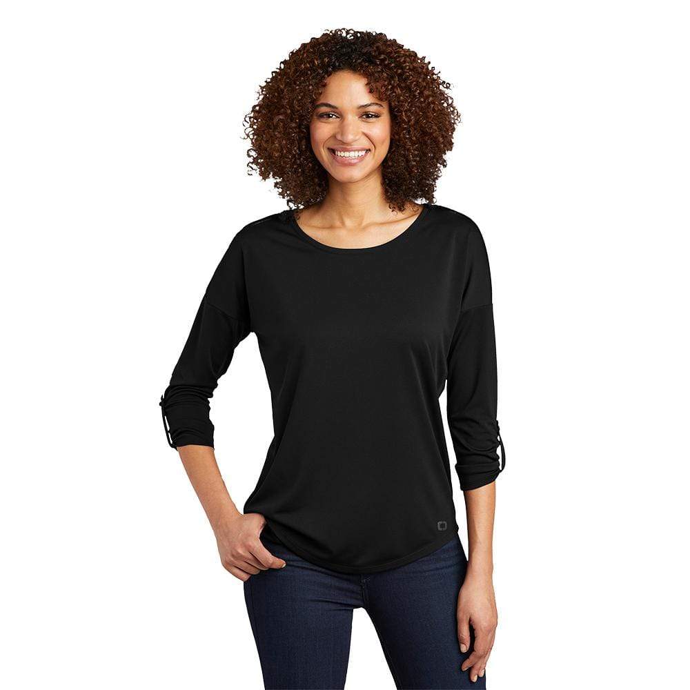 OGIO T-shirts OGIO - Women's Gravitate Scoop 3/4-Sleeve
