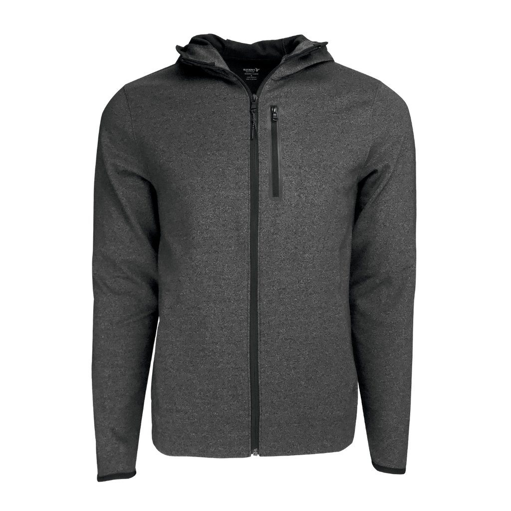Navy full top zip hoodie