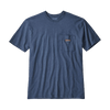 Patagonia T-shirts XS / Stone Blue Patagonia - Men's Work Pocket Tee Shirt