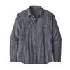 Patagonia Woven Shirts S / Chambray: New Navy Patagonia - Men's Long-Sleeved Western Snap Shirt