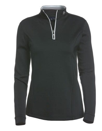 Penguin Layering S / Caviar Penguin - Women's Clubhouse Mock Pullover