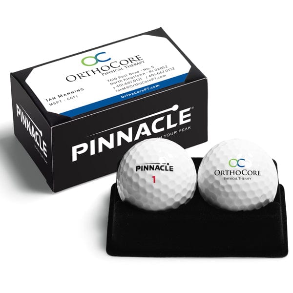 Pinnacle Accessories One Size / Black Pinnacle - Standard Soft 2-Ball Business Card Box
