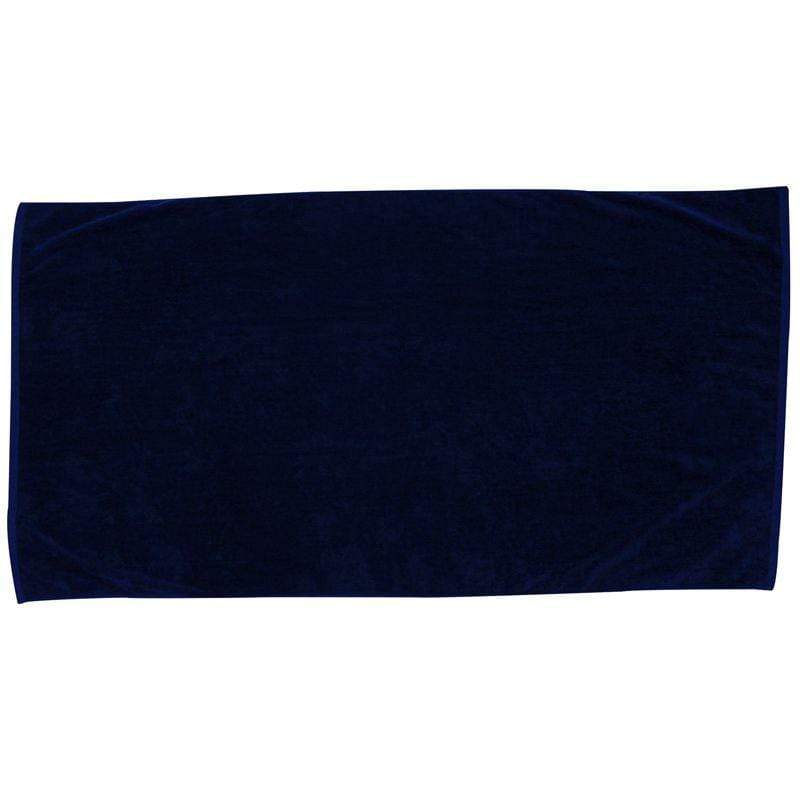 Protowels Accessories 30" x 60" / Navy Cotton Beach Towel - 30″ x 60″