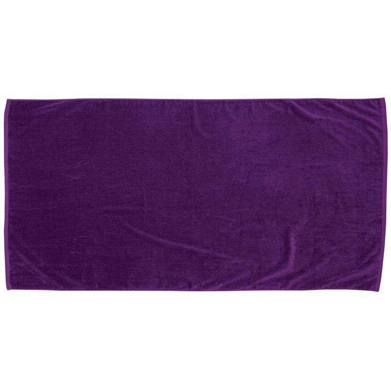 Protowels Accessories 30" x 60" / Purple Cotton Beach Towel - 30″ x 60″