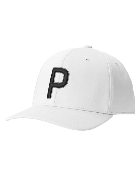 Puma Golf Headwear Adjustable / Bright White Puma - P Snapback Golf Cap