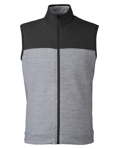 Puma Golf Outerwear S / Puma Black/Quiet Shade Heather Puma - Men's Cloudspun Colorblock Vest