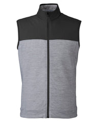 Puma Golf Outerwear S / Puma Black/Quiet Shade Heather Puma - Men's Cloudspun Colorblock Vest