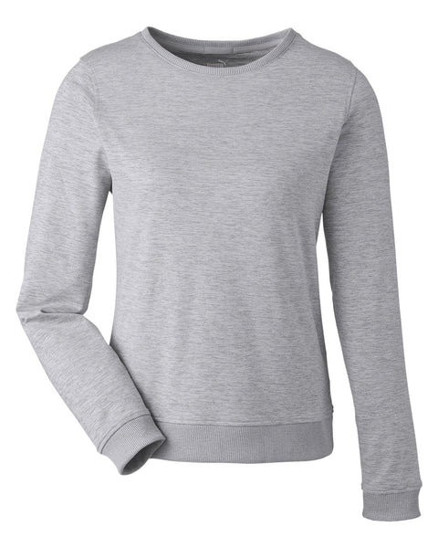 Puma Golf Sweatshirts S / Light Grey Heather Puma - Women's Cloudspun Crewneck Sweatshirt