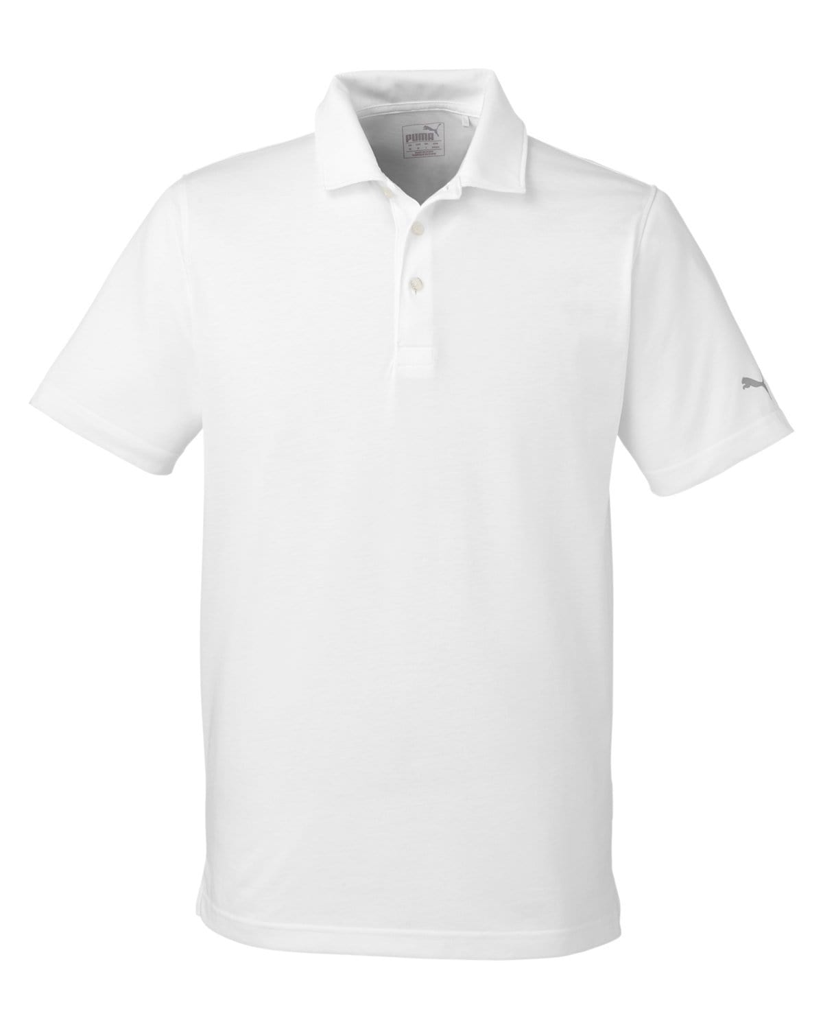 Puma Polos S / Bright White Puma - Men's Fusion Polo