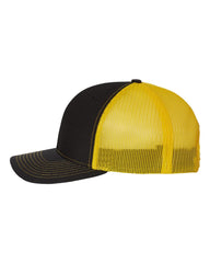 Richardson Headwear One Size / Black/Yellow Richardson - 2-Color Snapback Trucker Cap