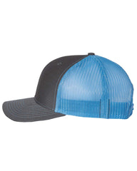 Richardson Headwear One Size / Charcoal/Columbia Blue Richardson - 2-Color Snapback Trucker Cap