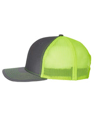 Richardson Headwear One Size / Charcoal/Neon Yellow Richardson - 2-Color Snapback Trucker Cap