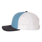Richardson Headwear One Size / Columbia Blue/White/Navy Richardson - 3-Color Snapback Trucker Cap