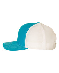 Richardson Headwear One Size / Cyan / White Richardson - Snapback Trucker Cap