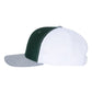 Richardson Headwear One Size / Dark Green/White/Heather Grey Richardson - 3-Color Snapback Trucker Cap