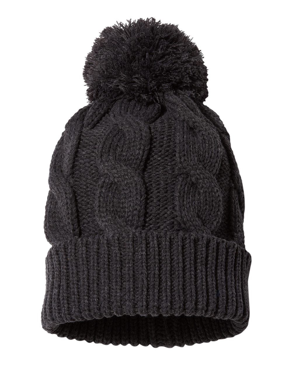 Richardson Headwear One Size / Heather Charcoal Richardson - Chunk Twist Cuffed Beanie