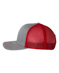 Richardson Headwear One Size / Heather Grey/Red Richardson - 2-Color Snapback Trucker Cap