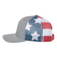 Richardson Headwear One Size / Heather Grey/Stars & Stripes Richardson - Printed Mesh-Back Trucker Cap