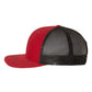 Richardson Headwear One Size / Red/Black Richardson - 2-Color Snapback Trucker Cap