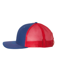 Richardson Headwear One Size / Royal/Red Richardson - 2-Color Snapback Trucker Cap