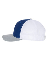 Richardson Headwear One Size / Royal/White/Heather Grey Richardson - 3-Color Snapback Trucker Cap