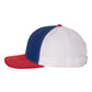 Richardson Headwear One Size / Royal/White/Red Richardson - 3-Color Snapback Trucker Cap